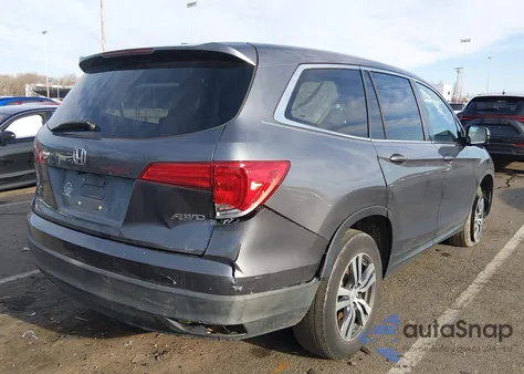 2016 Honda Pilot Ex-L z USA, uszkodzony, nr VIN 5FNYF6H53GB078062